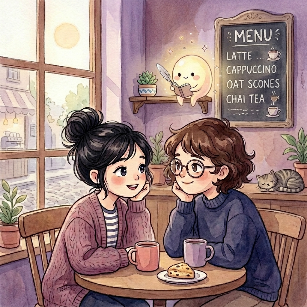 Out in the world, Julie works behind the scenes